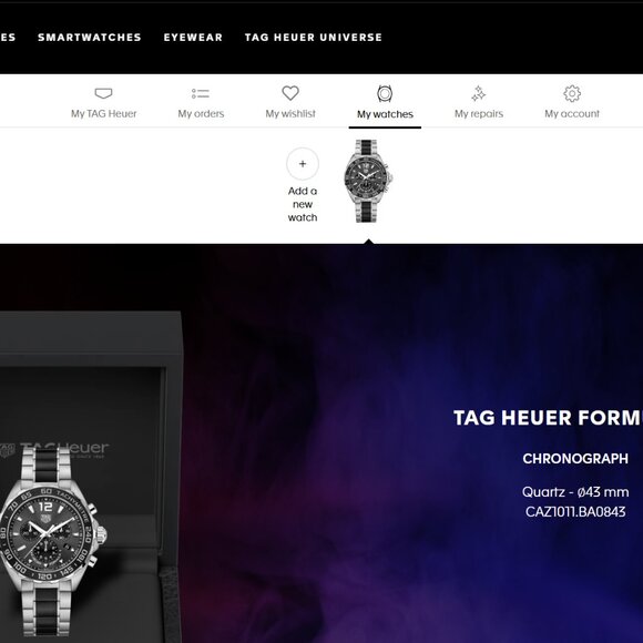 TAG Heuer Formula 1 200M 43 QUARTZ Chronograph CAZ1011.BA0843 GRAY DIAL WATCH - Picture 7 of 7